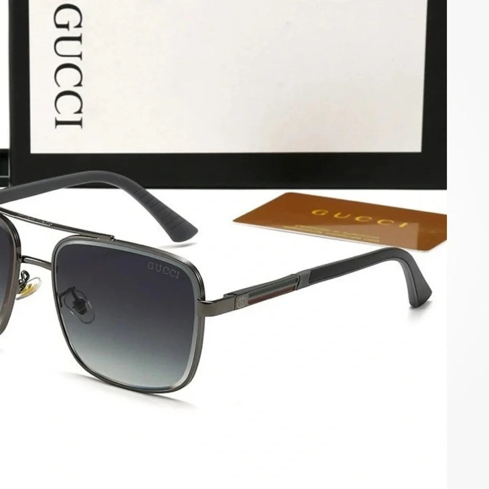 Gucci Gray Gradient Sunglasses